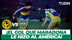 En medio del análisis que hacían en el programa 'espn f 10', diego latorre daba a entender que no entendía la razón para que cardona se haya arriesgado así en una definición con river plate. Asi Fue El Gol Que Maradona Le Hizo Al America America Vs Boca Juniors Tudn Youtube
