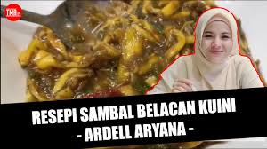 10 buah cabai hijau besar. Masakanselebriti Sambal Belacan Kuini Ardell Aryana Youtube