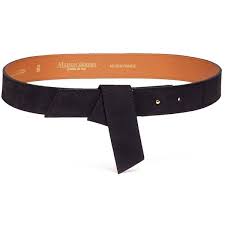 Maison Boinet Origami Fold Suede Belt 145 Liked On Polyvore Featuring Accessories Belts Blue Suede Belts Blue Suede Be Suede Belt Blue Belt Blue Suede