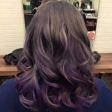 Dark Ash Brown Fade Dip Dye Lavender Pastel Ash Violet Purple Tones Balayage Ombre Dip Dye Hair Color Newz S Dip Dye Hair Brown Ash Hair Color Dark Purple Hair