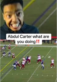 Abdul Carter Missed Tackle