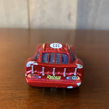 Disney Pixar Lightning McQueen Candy Apple paint with Lenticular eyes #95