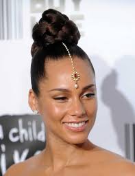 Ponytail hairstyles for black women, hair ponytail styles, how to style hair with gel,black kids hairstyles, toddlers hairstyles for girls, natural faux top knot bun with faux bangs using kanekalon braiding hair | quick & easy protective styling! 61 Best Hairstyles For Black Women Trending For 2021