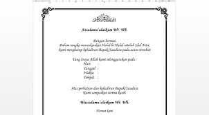 Surat sebagai komunikasi resmi masih tetap dipertahankan sekarang ini sebagai salah satu bentuk komunikasi yang diakui secara resmi. Contoh Surat Undangan Halal Bi Halal Word Cara Membuatnya Kosngosan