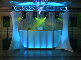 Dj Facade Dj Facade With Truss Lights Wedding Dj Setup Wedding Dj Booth Dj Setup