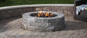 Belgard fire pit kits weston stone fire pit. Paver Patio With Fire Pit Kit Novocom Top