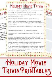 A few of the movies include. 1stopmom Milwaukee Wisconsin Lifestyle Parenting Blog Free Holiday Movie Trivia Printables 1stopmom Milwaukee Wisconsin Lifestyle Parenting Blog