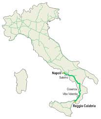 The total length of the system is about 6,758 kilometres (4,199 mi). Autostrada A3 Italy