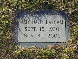 Amy Ruth Davis Latham (1930-2006)