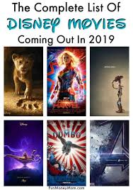 List rulesvote up your favorite animated films released by the walt disney studios, including pixar, studio ghibli, and disneytoon studios. The Complete List Of Disney Movies Coming Out In 2019