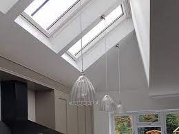 To install a pendant light on a sloped ceiling. Designer Lighting Pendant Lights Installed On Sloping Ceiling