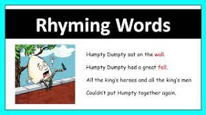 What rhymes with grade 2? Rhyming Words 2nd Grade Youtube