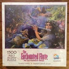 Enjoy our collection of 1500 piece puzzles featuring artwork by jane wooster scott, thomas kinkade, disney, and howard robinson. 1500 Pc Sunsout The Enchanted Flute By Josephine Wall Jigsaw Puzzle 33 X24 New 1798511152
