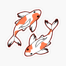 Check spelling or type a new query. Minimalist Koi Fish Red Outline Art Board Print By Saddest Lem0n Redbubble