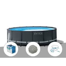 Kit Piscine Tubulaire Intex Ultra Xtr Frame Ronde 5 49 X 1 32 M Bache A Bulles 20 Kg De Zeolite Kit D Entretien Achat Vente Piscine Kit Piscine Tubulaire Intex Cdiscount