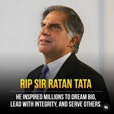 Sir Ratan Tata, emeritus of Tata sons, one of India's largest conglomerates  passed away at the age of 86