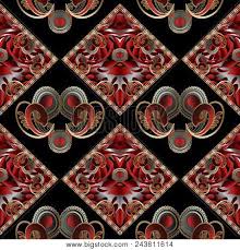 Yellow and brown floral illustration, flowers, background, patterns. Vintage Hand Drawn Vector Photo Free Trial Bigstock