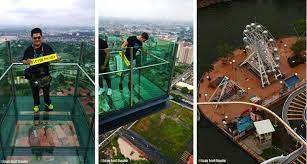 Nice view from the 110m high. Malacca The Shore Sky Tower Escapy Travel Mag