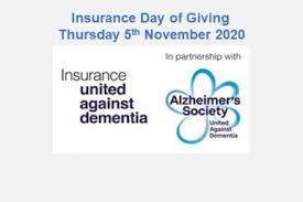 After signing up, make a donation of £1,000 to help fund vital services and research into finding a cure. Insurance Industry Unite To Take On Dementia This Thursday