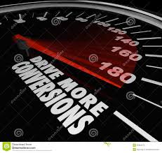 Drive More Conversions Words Speedometer Boost Increase