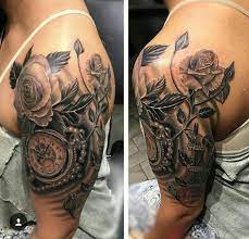 It is amongst the famous tattoo designs which can be easily taken up by individuals who like to show off their tattoos. Girly Tattoo Roses Girly Tattoos Tattoos For Women Half Sleeve Sleeve Tattoos For Women