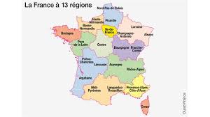 Faites glisser le slider de gauche à droite pour voir l'évolution de la carte de france : La Carte De La France Avec Les Regions Compartir Carta