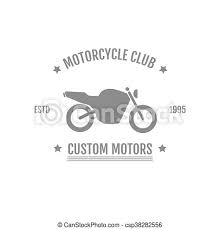Motorcycle club logo design, lancer. Vintage Motorcycle Club Logo Illustration Moto Label Badge Vector Grey Icon Bike Club Logos Vector Design Element And Canstock