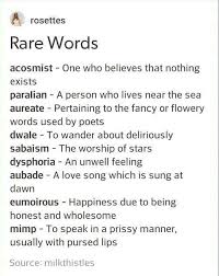 Things To Make You Sound Like A Fancy Dm Person Writing Words Rare Words Words