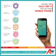 Tally india is one of india's pioneer software company who has worked hard for protecting its software from piracy. Apps N Webs Get Real Time Tally Erp 9 Data On Your Mobile Phone Call For Free Demo 8087100252 Tally Erp9 Mobile Appsnwebs Facebook