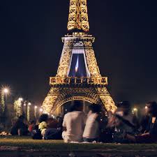 The eiffel tower or la tour eiffel, is synonymous with paris, france. Ms39 Happy Paris Eiffel Tower France Tour Night City Dark Wallpaper