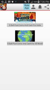 Just join pool club and hit 8 ball with friend all over the world! 8 Ball Pool Mega Reward Links For Android Apk Download