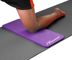 Reehut Yoga Knee Pad Elbow Pad Cushion 15mm 5 8 Thick Mini Mat Complements Your Fullsize Exercise Mat With Strap Yoga Mats Best Mat Exercises Floor Workouts