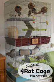 7 Pet Rat Cage Ideas You Have Got To See To Believe Spiffy Pet Products Rat Cage Rat Cage Accessories Pet Rats