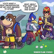Rare Weapon Choice Everyone Is Home Wooden Plank Studios Super Smash Bros Memes Comics Super Smash Bros