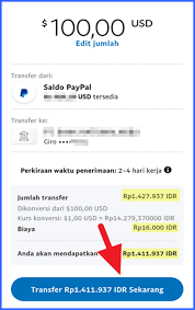 Jika dibawah dari $100 paypal akan memberikan biaya tambahan / fee untuk pencairan saldo ke bank. Cara Transfer Paypal Ke Gopay Terbaru Mudah Banget
