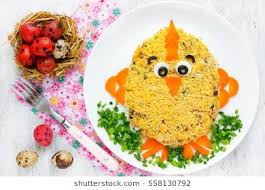 Skip the hassle of cooking easter dinner this year with these amazing ways to get easter dinner delivery. Easter Salad Shaped Funny Easter Chicken Funny Idea For Easter Dinner Creative Food Art Idea On Easter Party For Kids Fun Kids Food Kids Meals Food