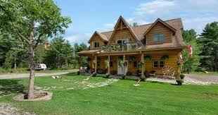 2504 fairgrounds rd washago on l0k 2b0 canada log home on 100 acres with 2 ponds for sale in washago realestate watch th real estate log homes house styles