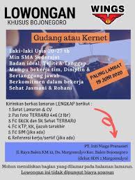 Gaji helper di wings / gaji helper di wings : Info Loker Wings Wa 0857 4864 4381 Anwar Bojonegoro Facebook