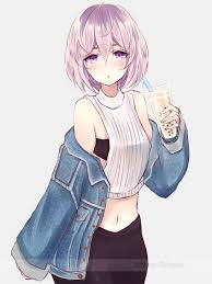 Bubble Tea By Eirlysie Deviantart Com On Deviantart Anime Kawaii Menina Anime Personagens De Anime Feminino