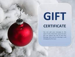 Use one of these certificate templates to create a simple but meaningful gift for someone. 10 Printable Free Christmas Gift Certificates Hloom