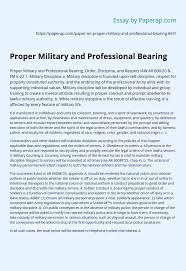 How to write a reprimand letter.this formal reprimand letter is written to inform you that it has come to our attention that you have been seen violating. Proper Military And Professional Bearing Essay Example