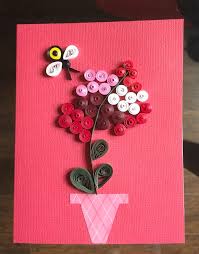 Make the bottom part of the quilling paper tree greeting card. Pink Flowerpot Handmade Quilling Greeting Card Mixed Media By Gay Dallek