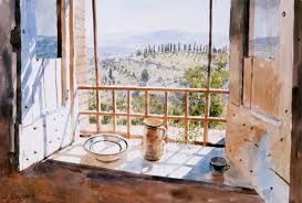 View from a Window by Lucy Willis: Premium art reproduction