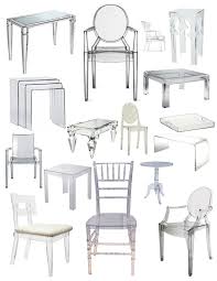Clear Style Lucite Acrylic Dining Chairs Lucite Furniture Acrylic Furniture