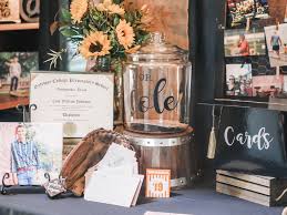Hang baseballs from the ceilings or string them up as a makeshift garland. How To Plan A Baseball Themed Graduation Party Mint Event Design
