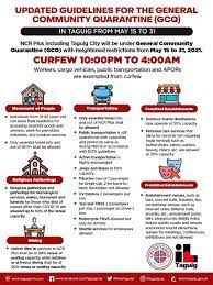 The movement of all persons in areas placed under gcq shall be limited to. I Love Taguig On Twitter Read Updated Guidelines For The Gcq In Taguig City From May 15 To May 31 2021 Safecity Ilovetaguig