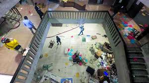 Chhayanaut vandalized and burned by ...