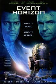 Black And Blue Imdb Event Horizon A Rescue Crew Investigates A Spaceship That Disappeared Into A Black Hole A Science Fiction Movie Posters Science Fiction Movies Scary Movies