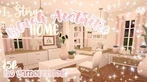 Roblox bloxburg living room ideas softy starry night. 1 Story Blush Aesthetic Home No Gamepasses Bloxburg Speedbuild Luminto Youtube