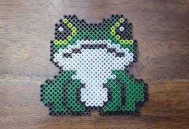 Green Frog Perler Beads - Etsy